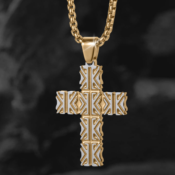 Daniel Steiger Fortress Faith Cross Pendant