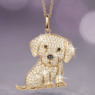 Golden Pup Pendant