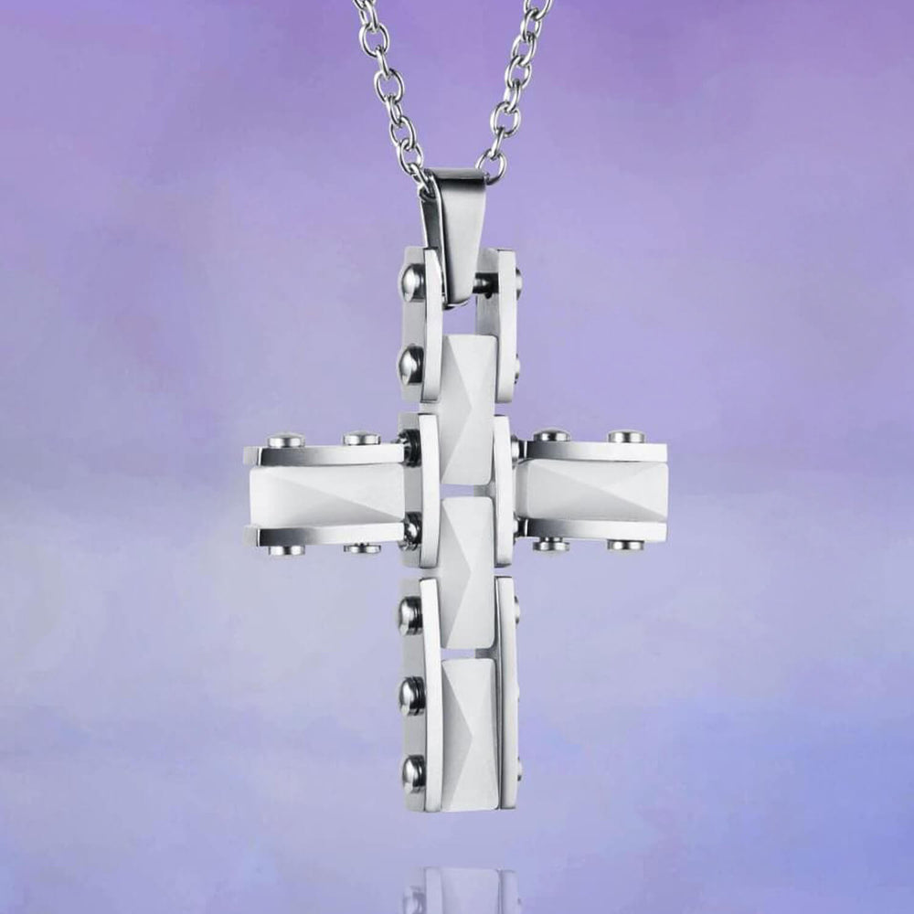 Daniel Steiger Eleganza Ceramic White Pendant