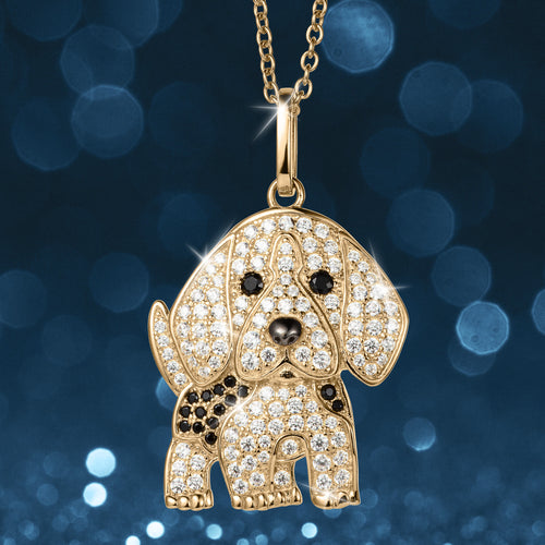 Dazzling Dog Pendant