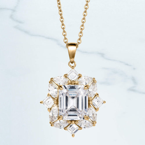 Daniel Steiger Endless Gems Square Pendant