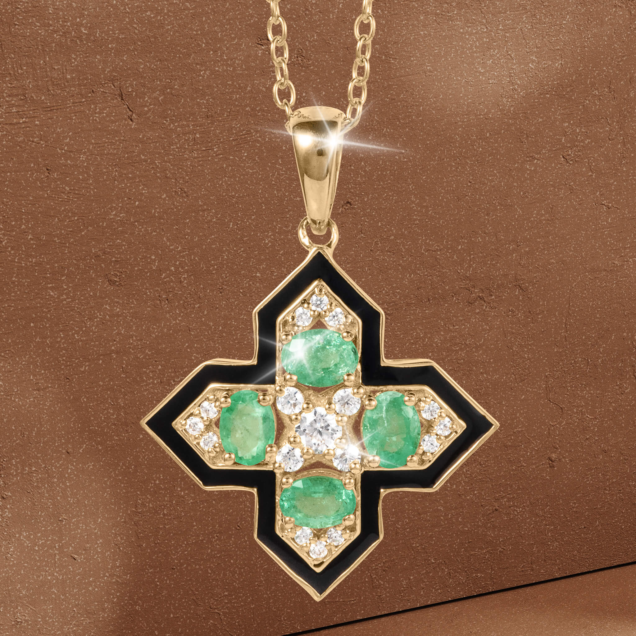 Daniel Steiger Emerald Eclipse Pendant