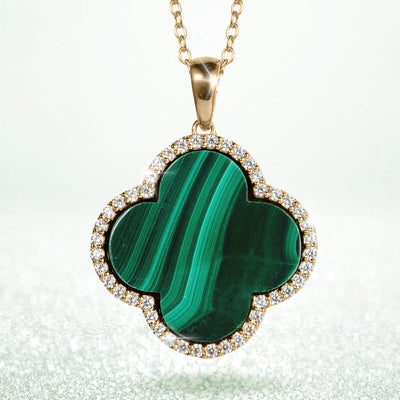 Fortuna Clover Malachite Collection