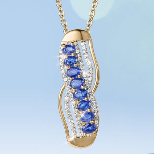 Daniel Steiger Infinity Sapphire Pendant