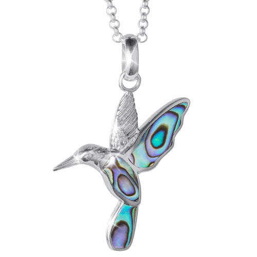 Daniel Steiger Abalone Hummingbird Pendant