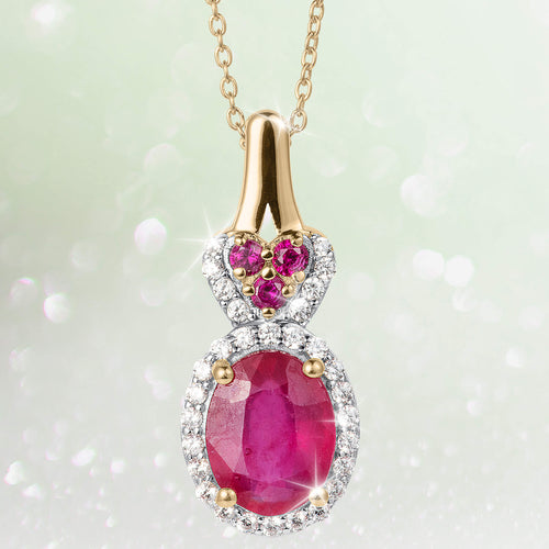 Ruby Romance Pendant