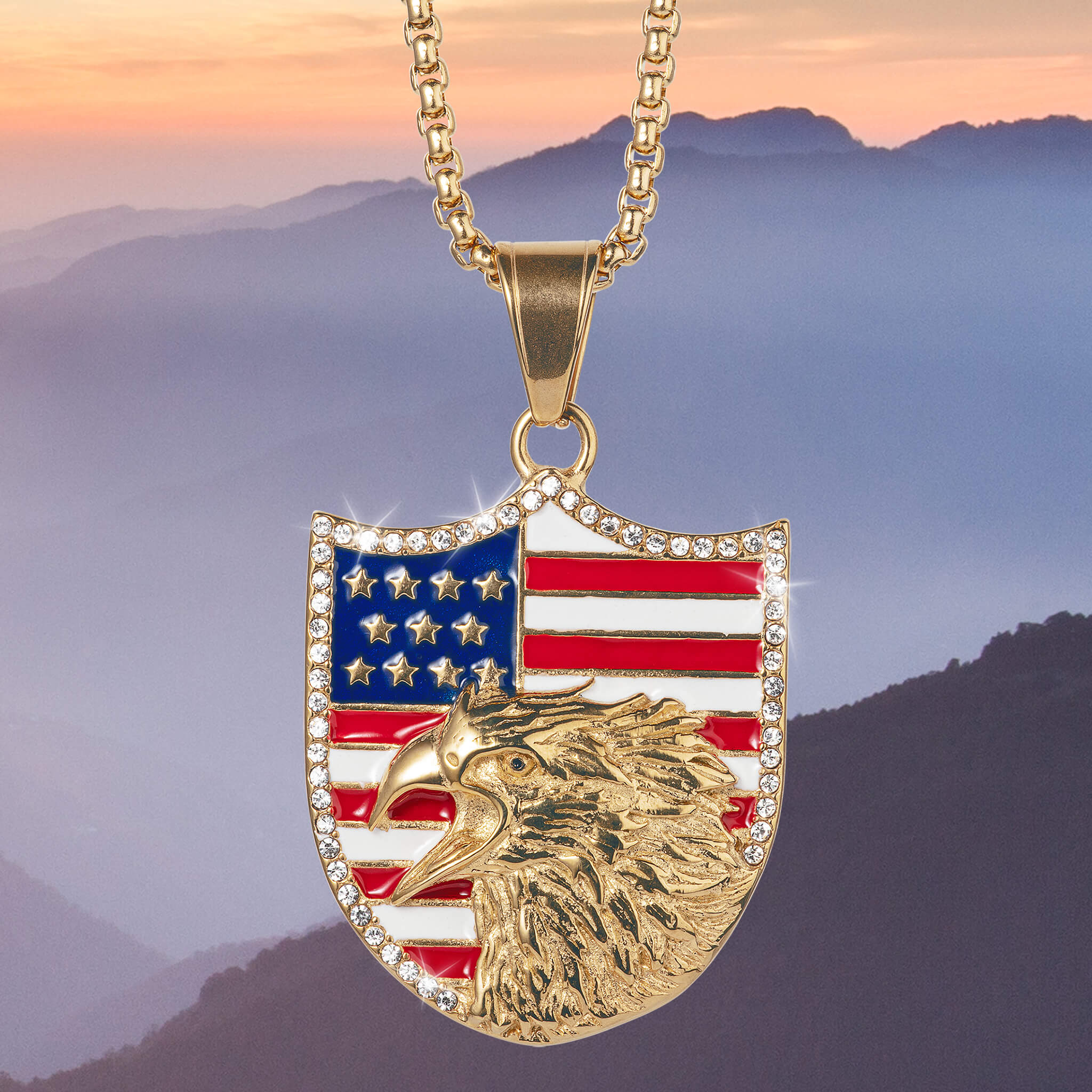 Daniel Steiger Freedom Shield Pendant