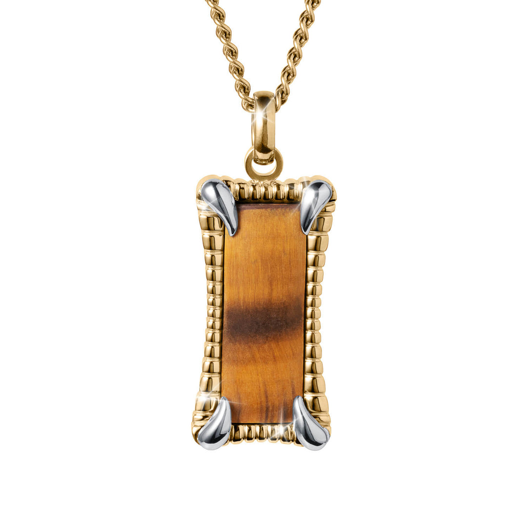 Daniel Steiger Tiger's Eye Pendant