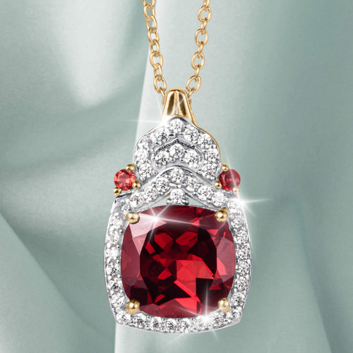 Gemma Garnet Pendant