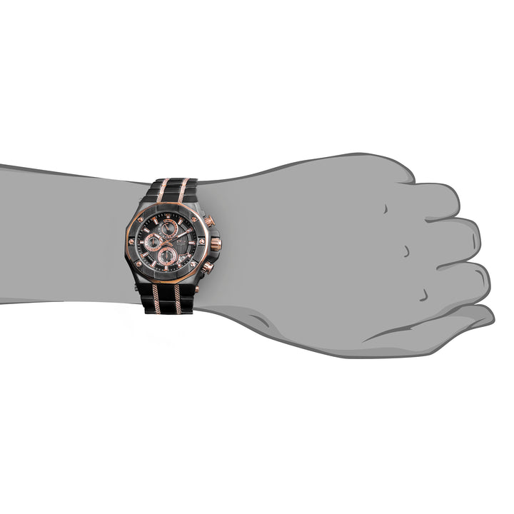 Daniel Steiger Phantom Rose Gold & Black Men's Watch