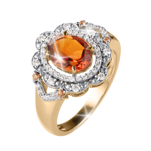 Honey Glow Citrine Ring