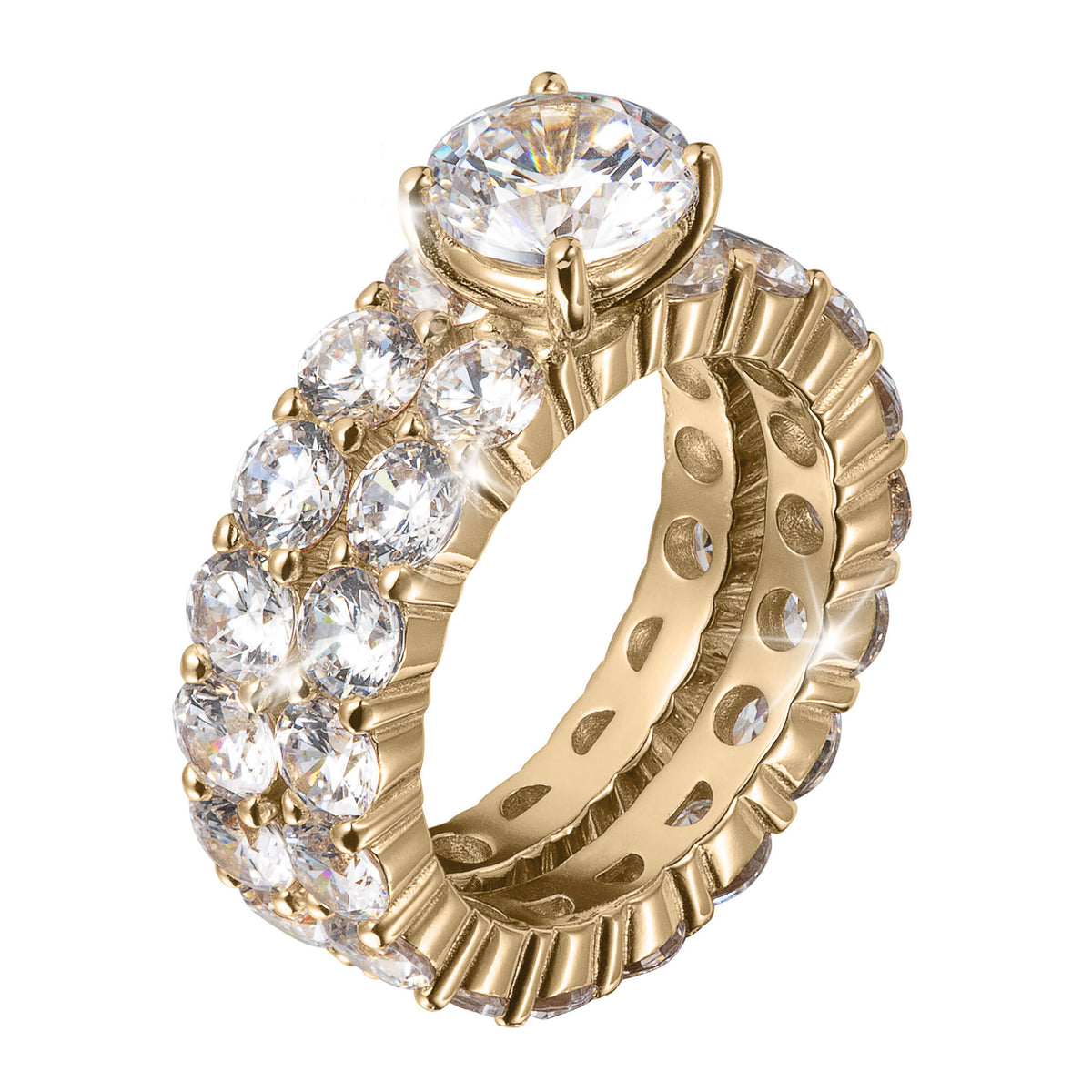 Golden Promise Bridal Ring Set | Timepieces International
