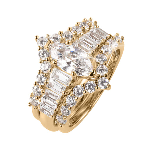 Illumina Marquise Bridal Ring Set