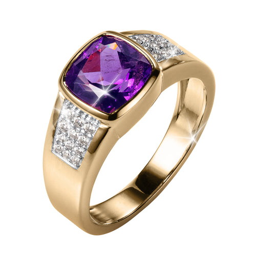 Glorious Amethyst Men’s Ring