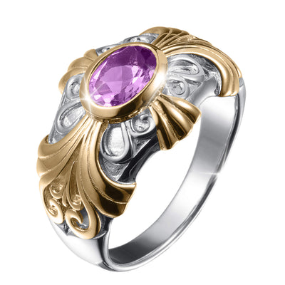 Knights Legacy Amethyst Ring