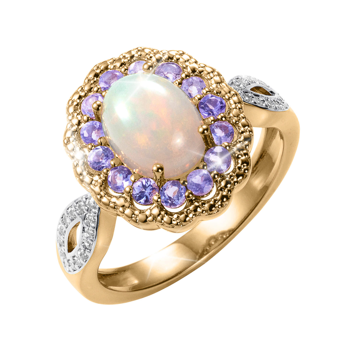 Opal Eclipse Ring