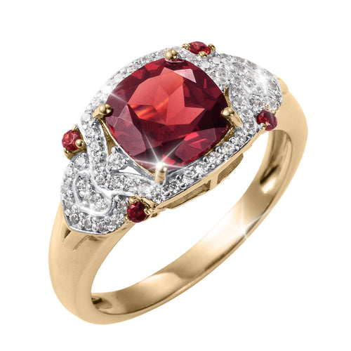 Gemma Garnet Ring