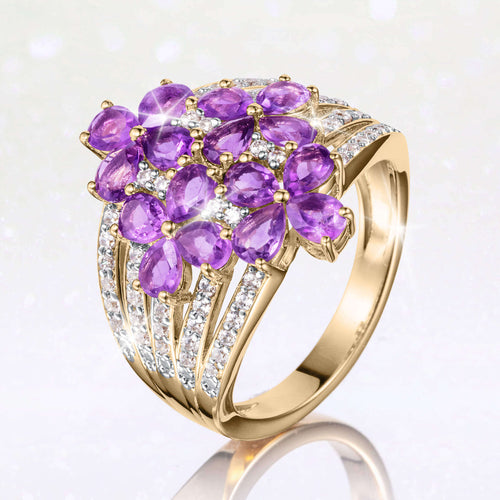 Daniel Steiger Amethyst Azalea Ring