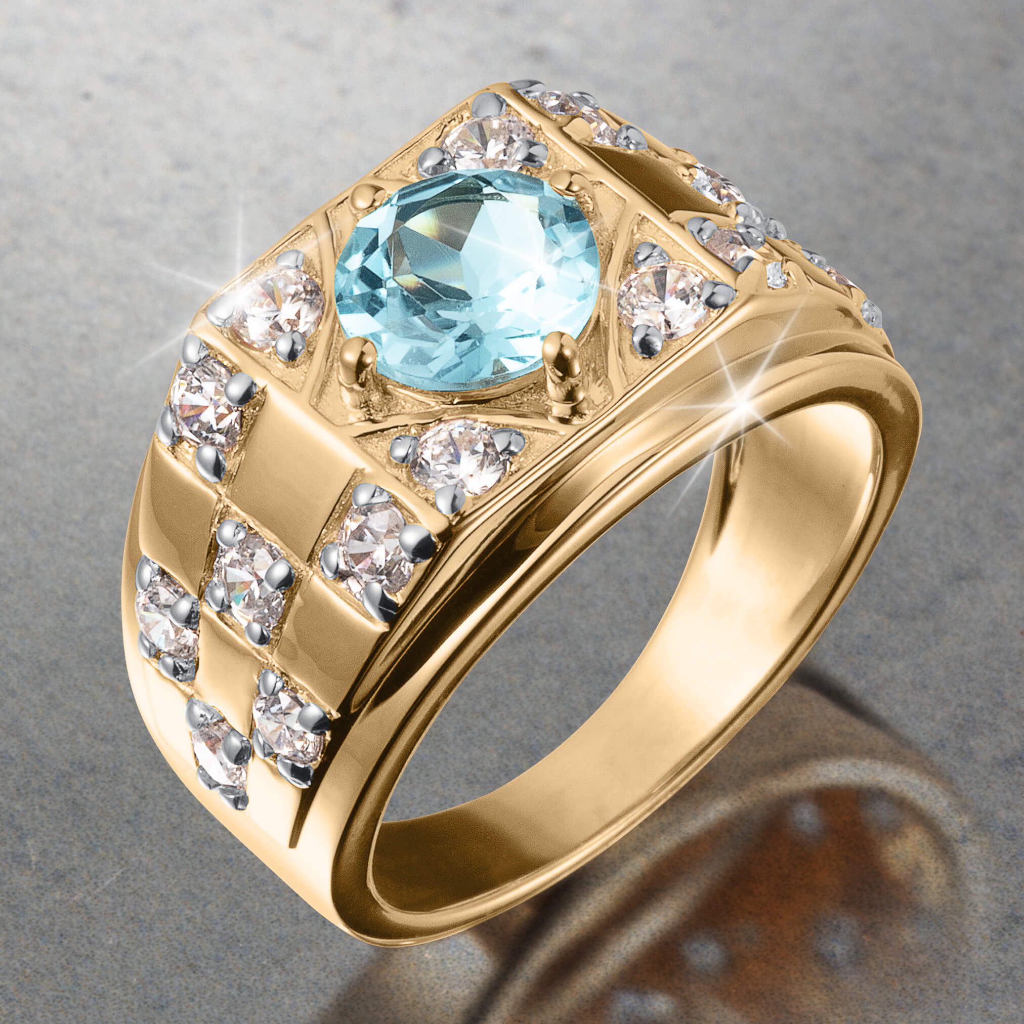 Daniel Steiger Stormbreaker Topaz Men's Ring