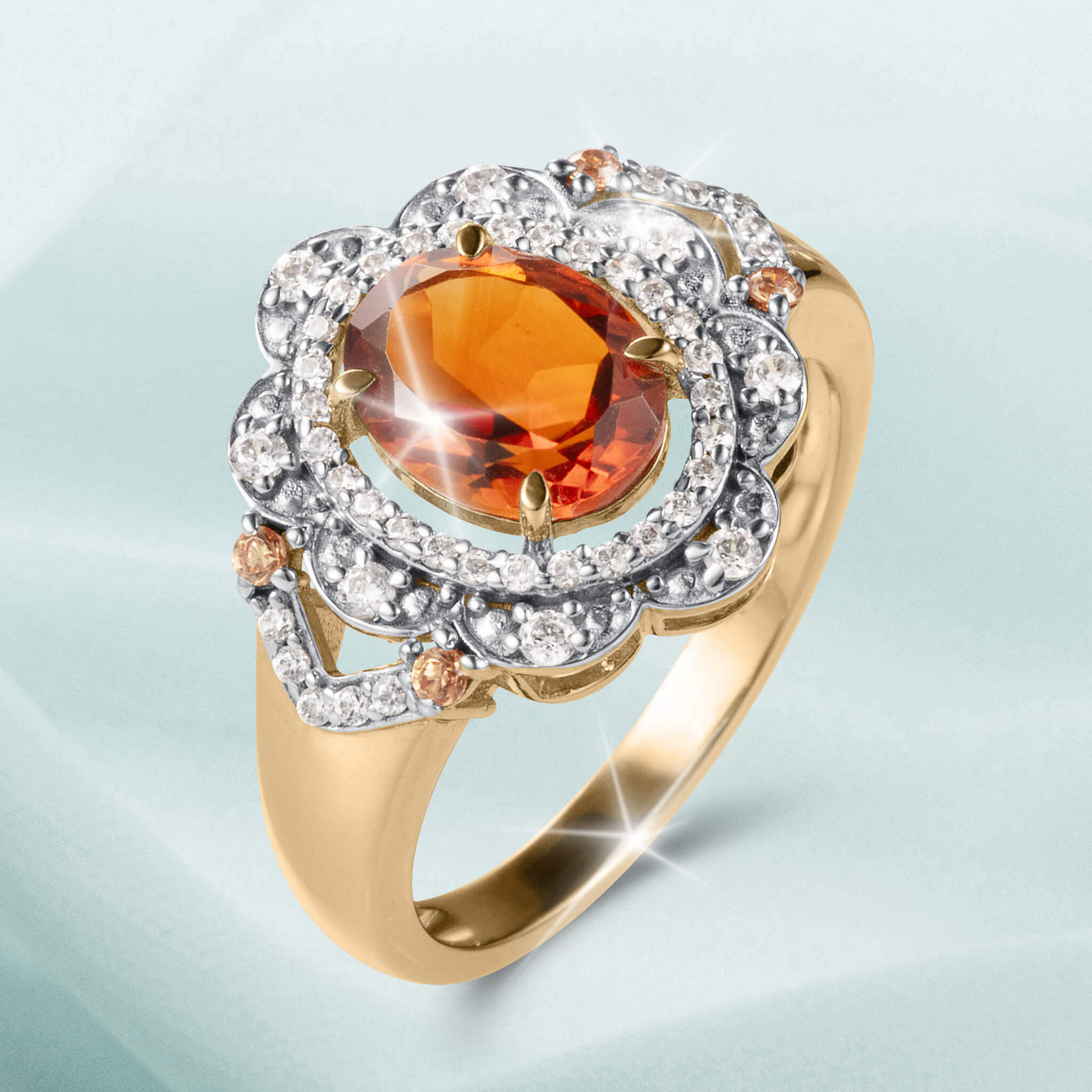Honey Glow Citrine Ring
