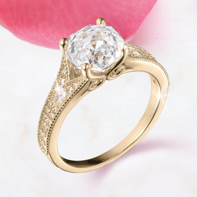 Enchanted Rose Clear Ladies Ring