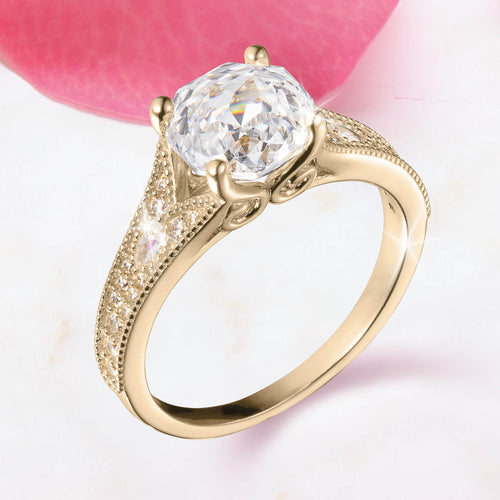 Enchanted Rose Clear Ladies Ring