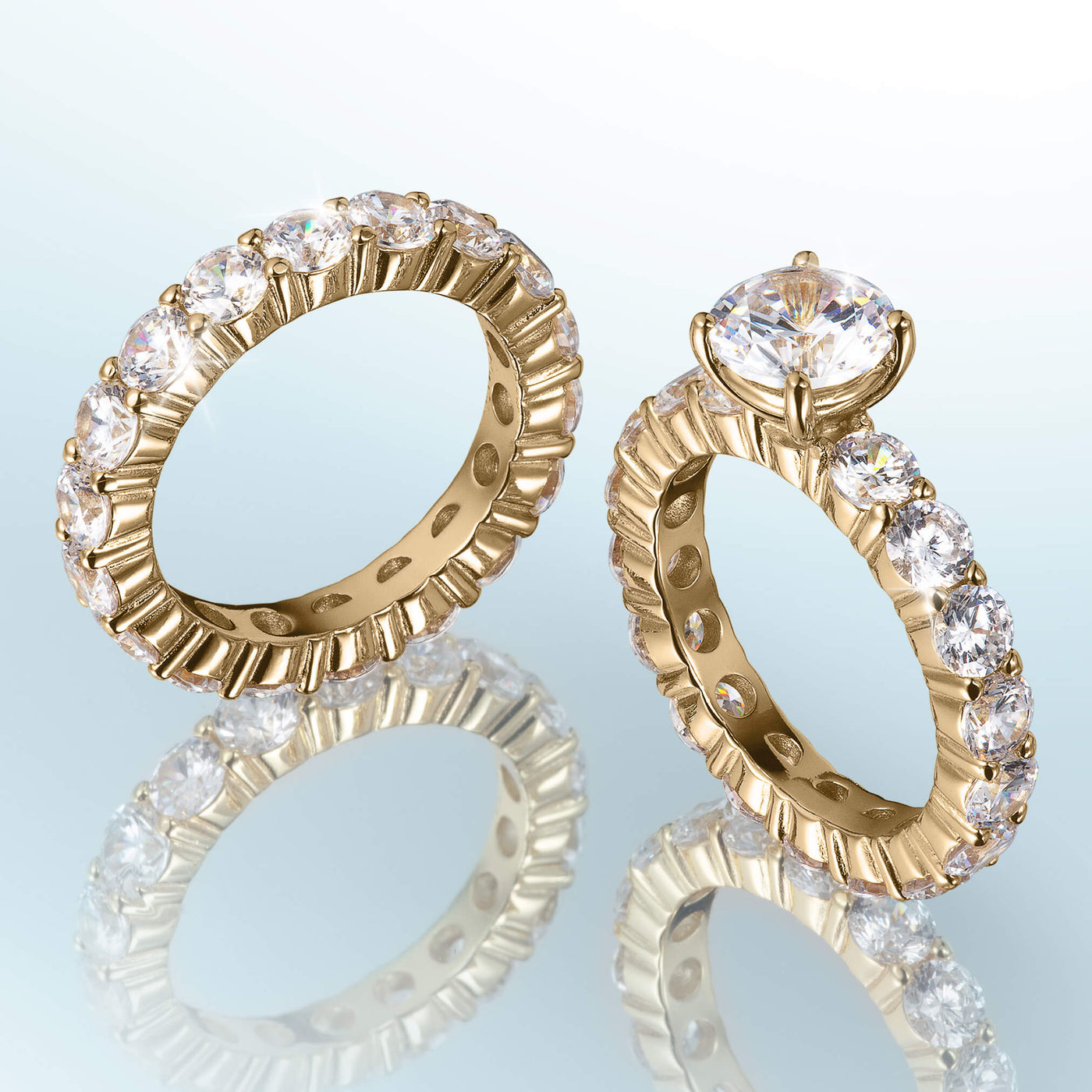 Golden Promise Bridal Ring Set