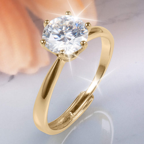 Golden Stardust Moissanite Collection