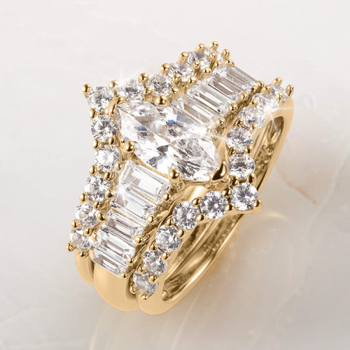 Illumina Marquise Bridal Ring Set
