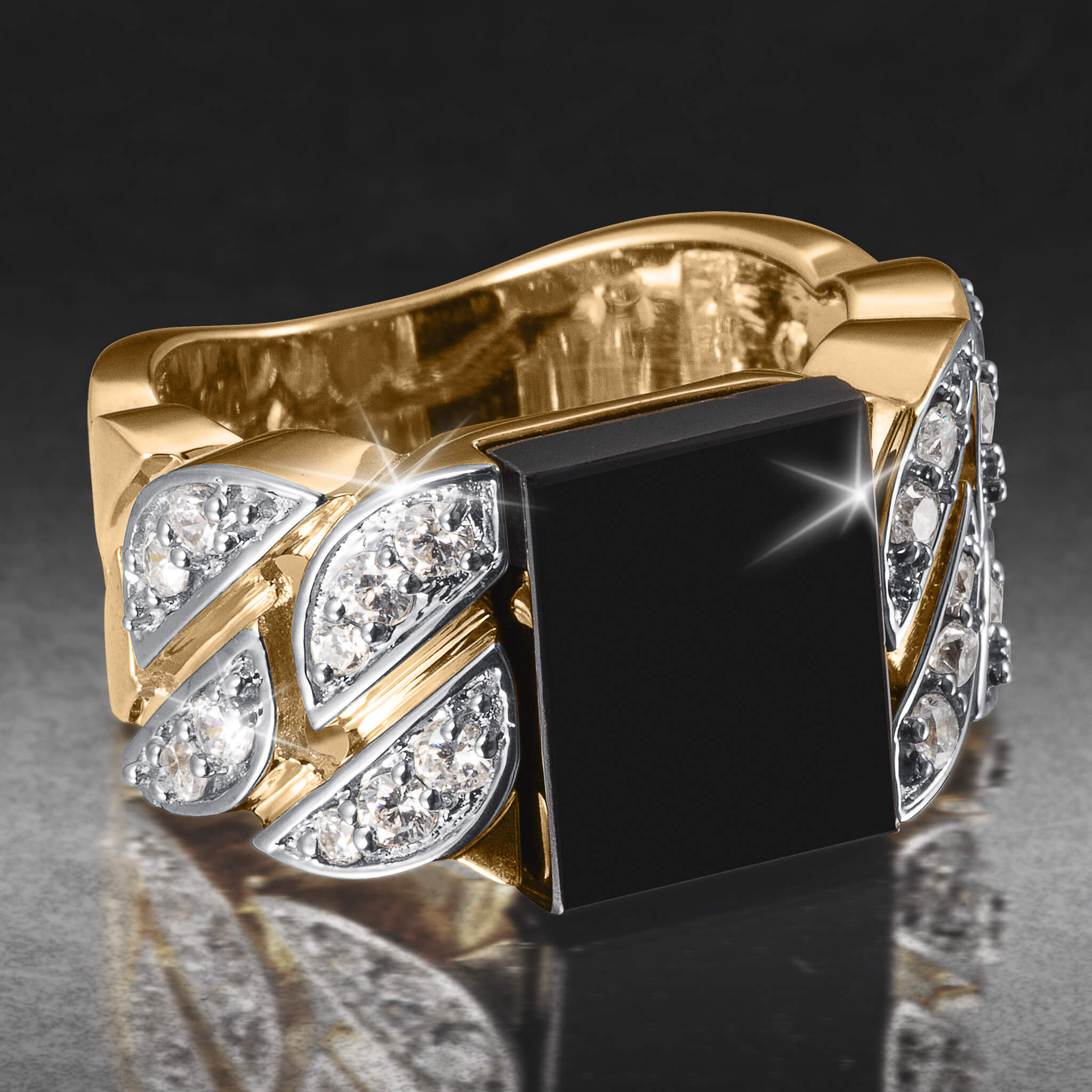 Onyx Insignia Men's Ring