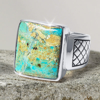 Daniel Steiger Opal Horizon Men's Ring