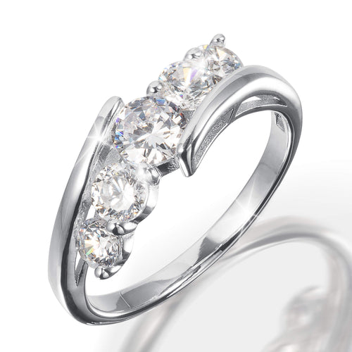 Daniel Steiger Celestial Harmony Rhodium Ring