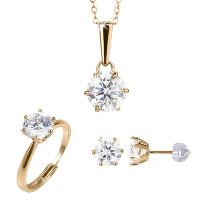 Daniel Steiger Golden Stardust Moissanite Collection