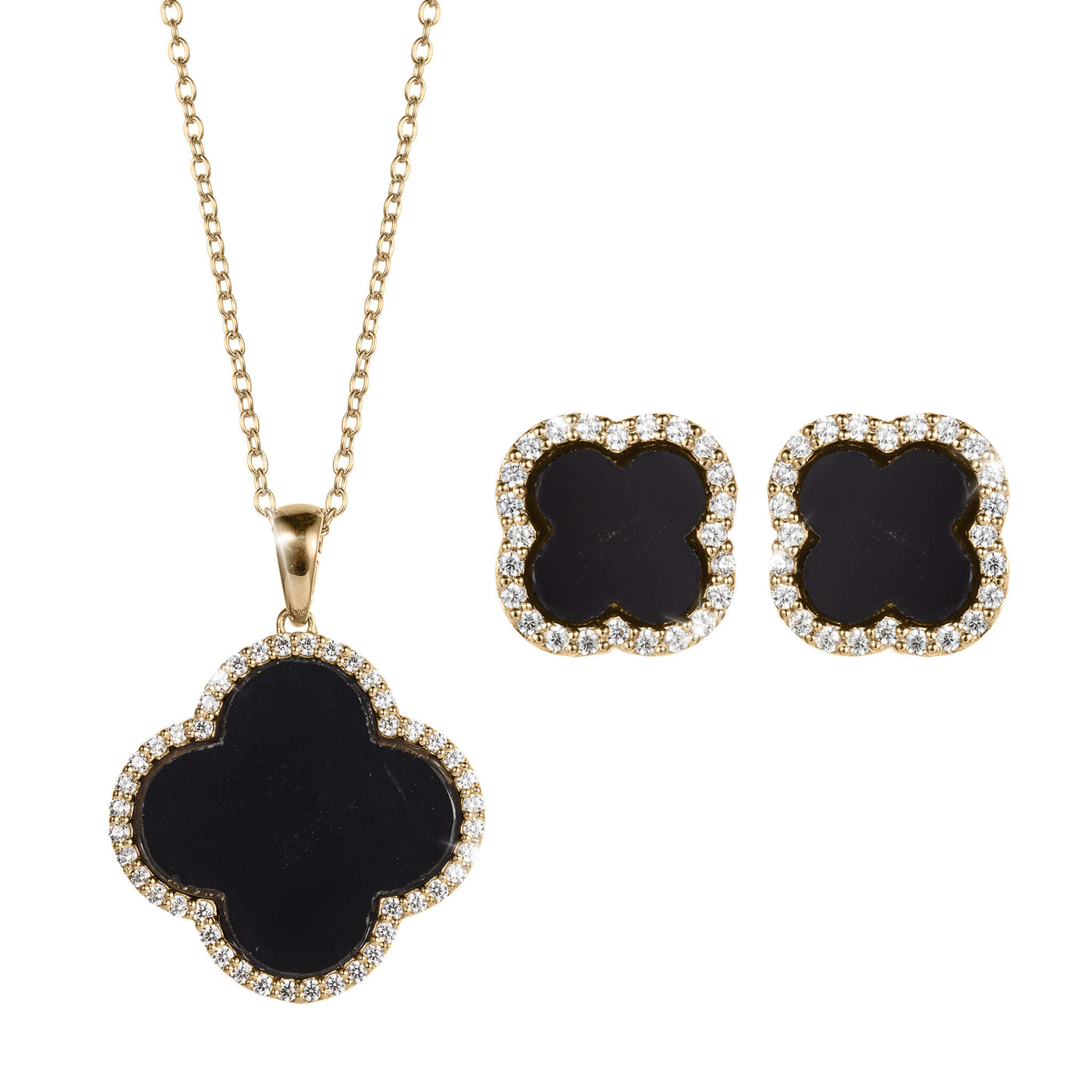 Fortuna Clover Onyx Collection