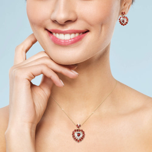 Daniel Steiger Garnet Aglow Earrings