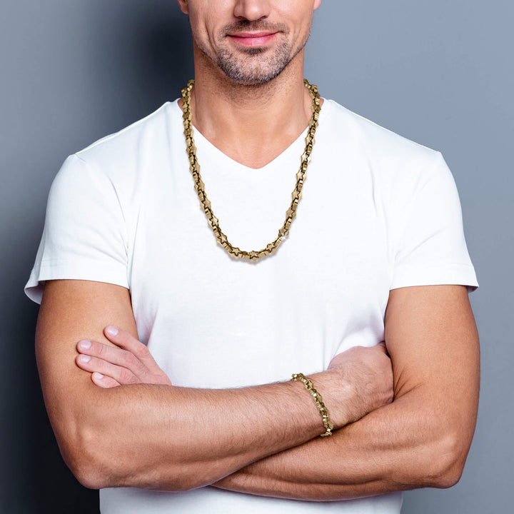 Daniel Steiger Golden Symmetry Necklace