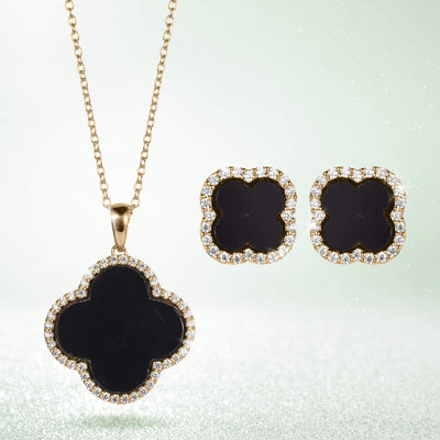 Fortuna Clover Onyx Collection