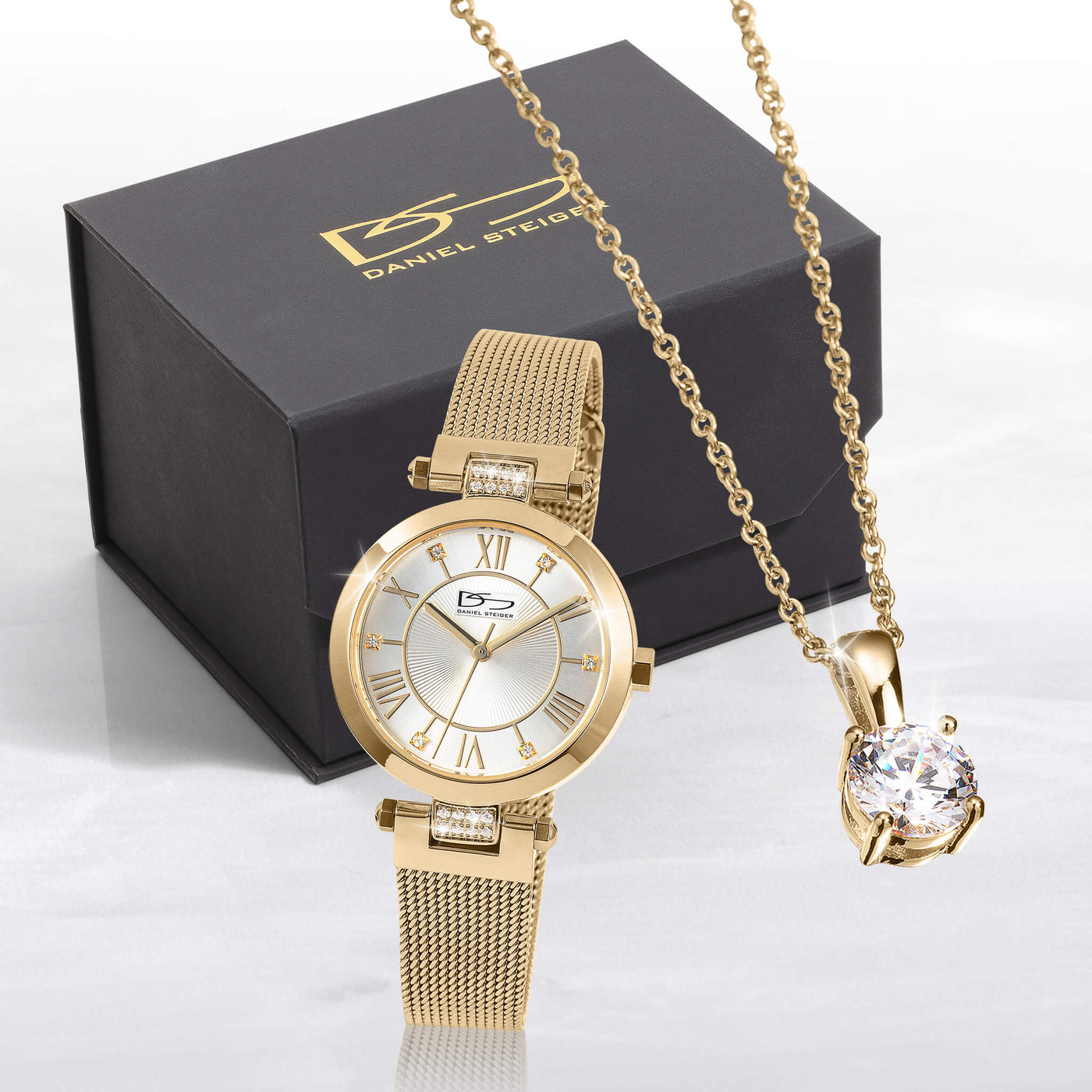 Timeless Allure Watch & Pendant Box Set  Timepieces International