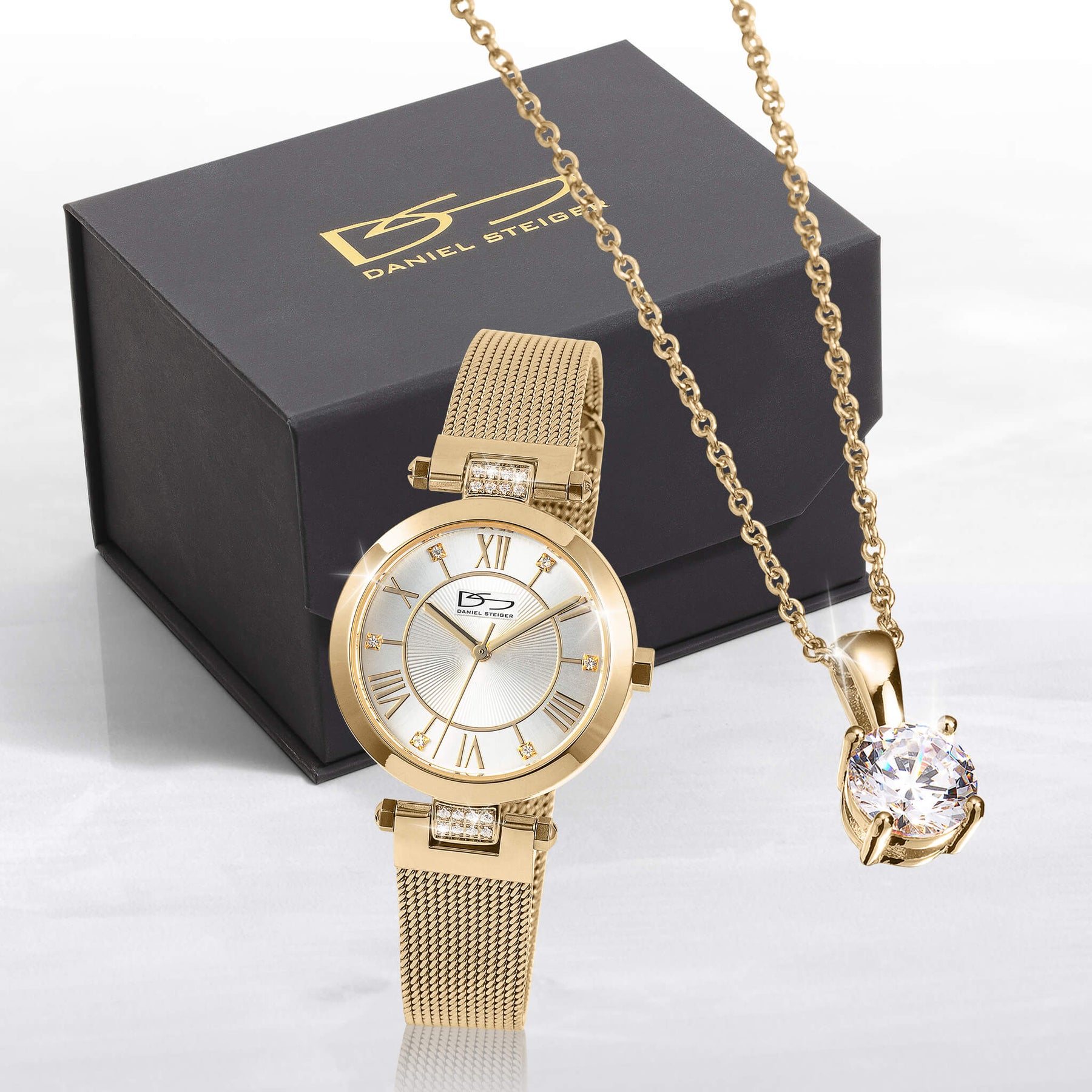 Timeless Allure Watch & Pendant Box Set  Timepieces International