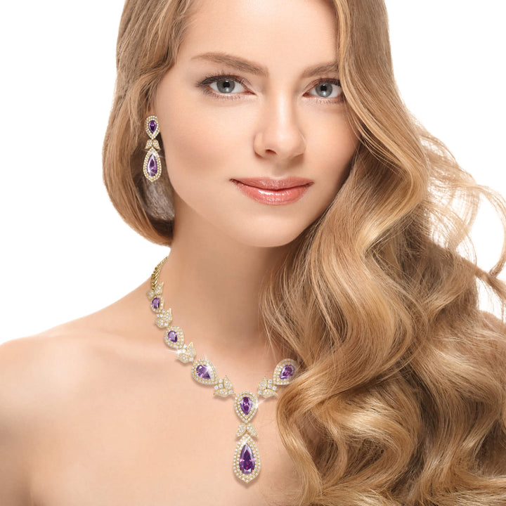 Daniel Steiger Wisteria Majesty Earrings