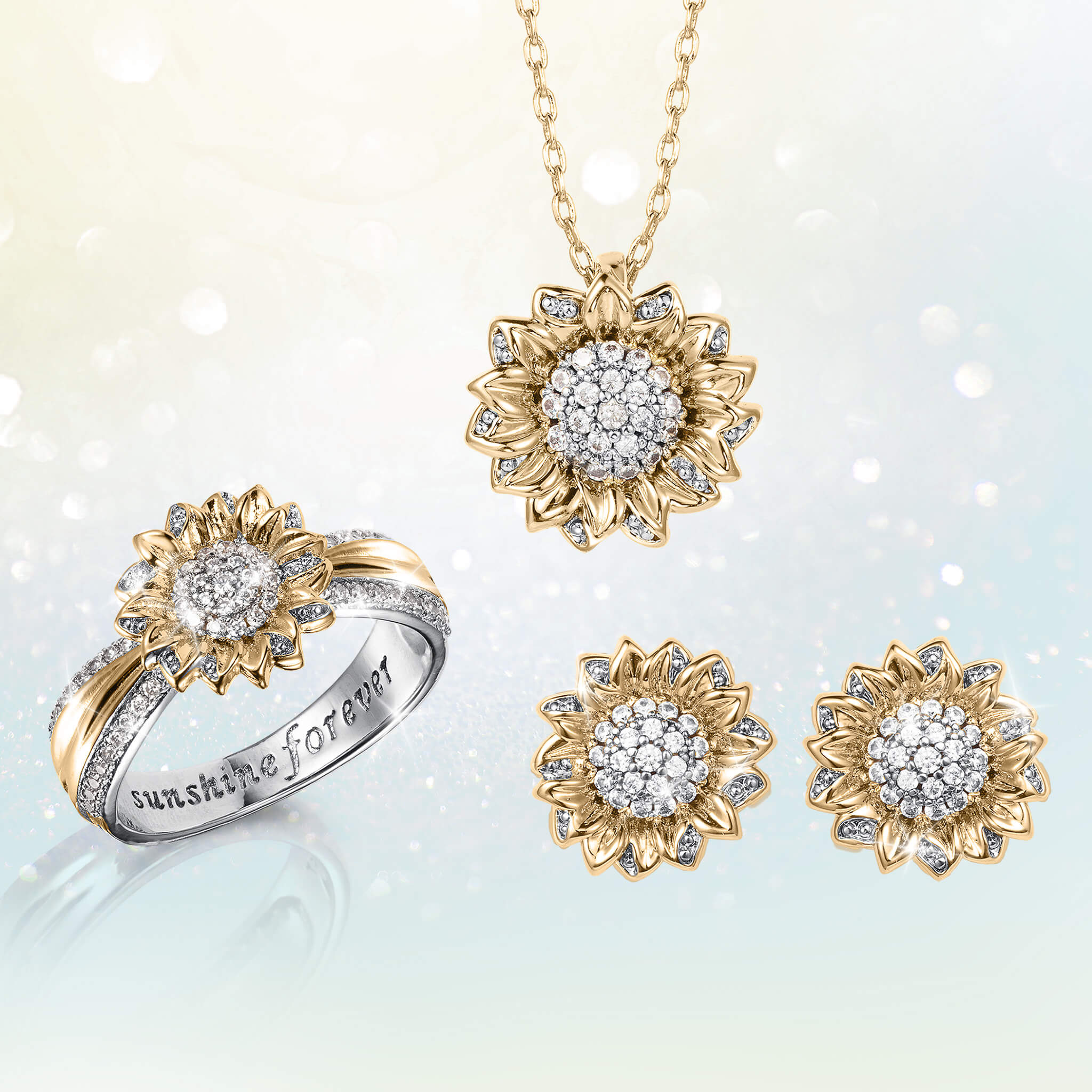 Daniel Steiger Sunlit Sunflower Trio Collection