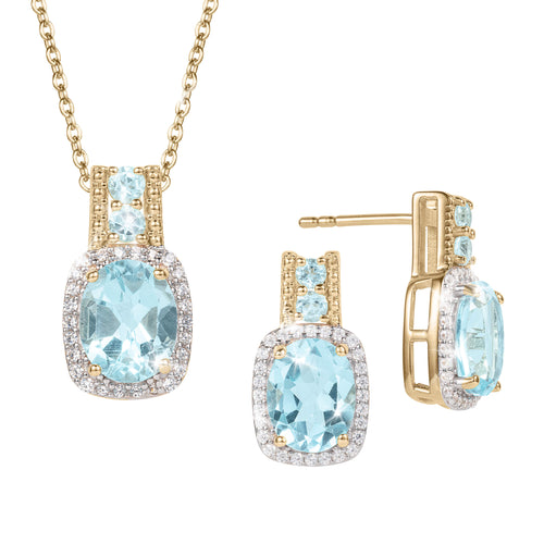 Daniel Steiger Golden Serenity Blue Topaz Collection