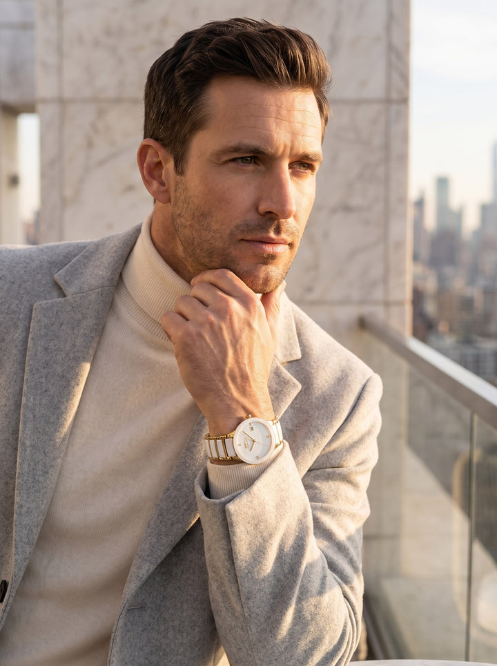 Ceramic Blanc Men's Watch