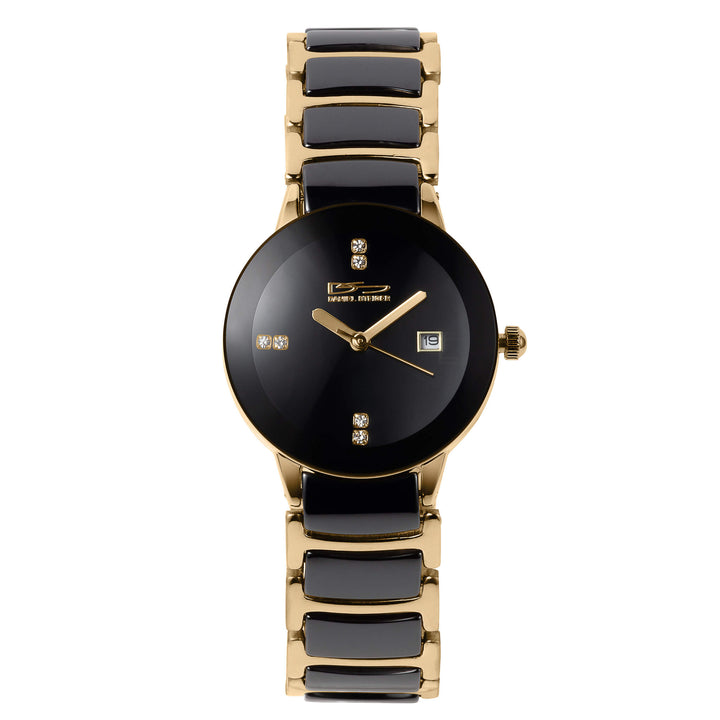 Daniel Steiger Ceramic Noir Gold Ladies Watch