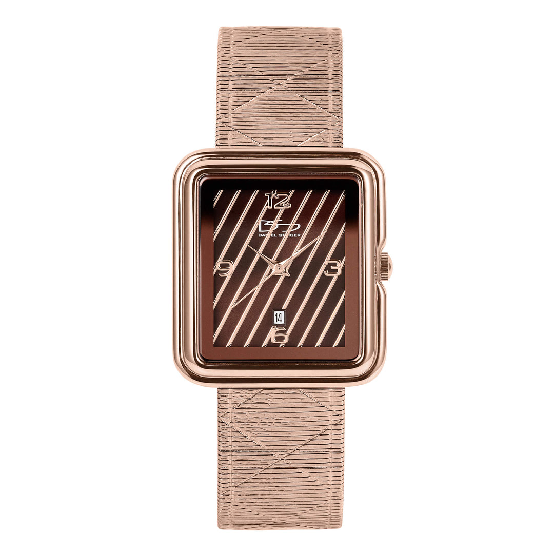Daniel Steiger Parisian Mesh Rose Gold Ladies Watch