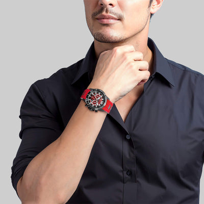 Adventurer Red Men's Watch & Sunglasses