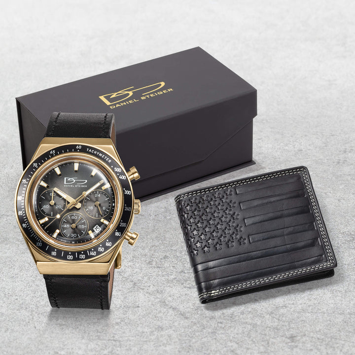 Daniel Steiger American Classic Watch & Wallet Box Set