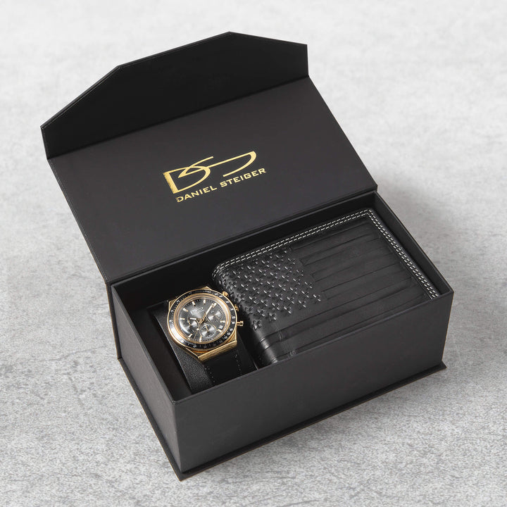 Daniel Steiger American Classic Watch & Wallet Box Set