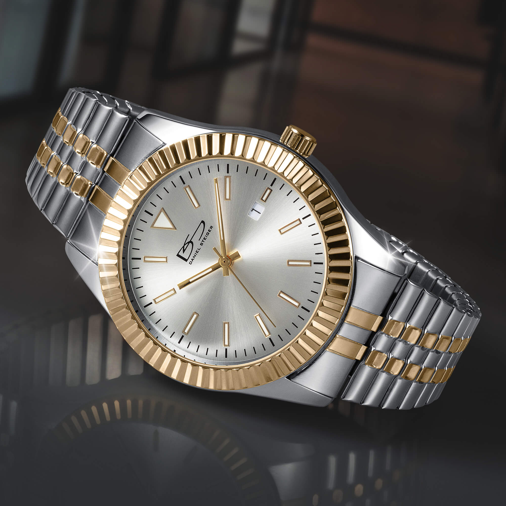 Daniel Steiger Statesman Expandable Two-Tone Men’s Watch