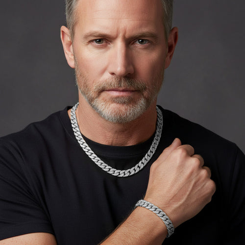 Logan Curb Rhodium Collection